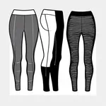 black leggings or tights image